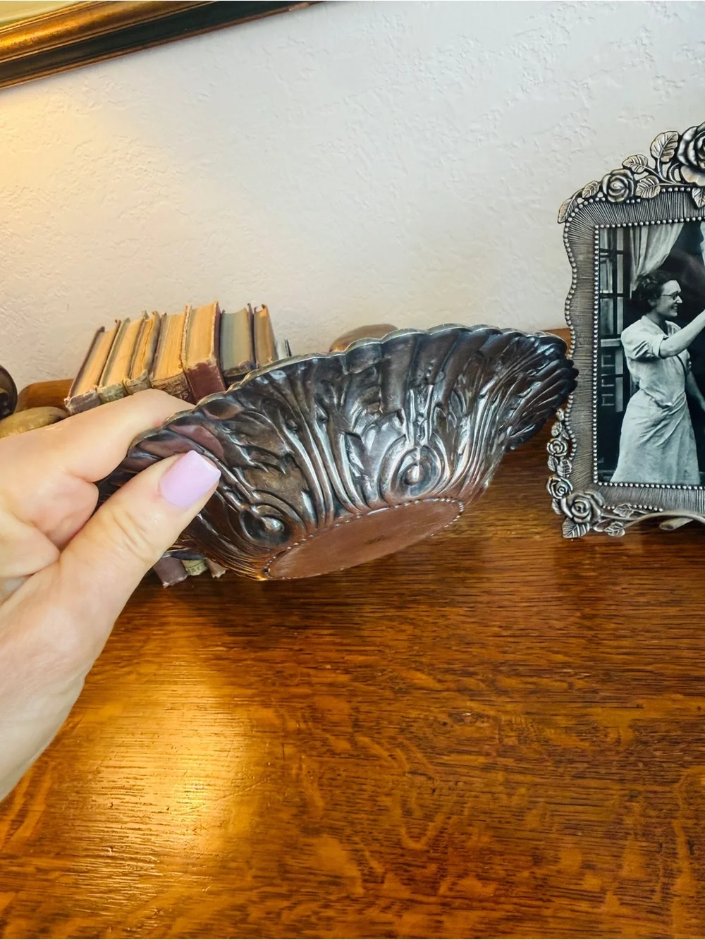 Vintage Towle Acanthus Leaf Bon Bon Dish – EP Silverplate – Model 4005